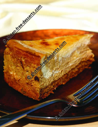 Gluten-Free Marbled Pumpkin Cheesecake